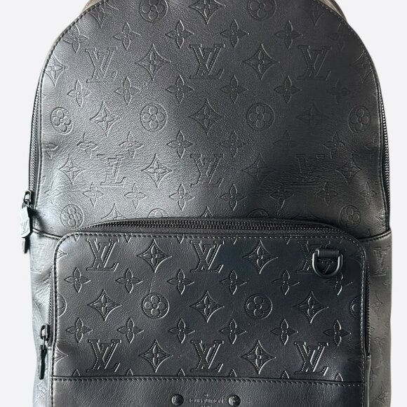 Louis Vuitton Black Shadow Monogram Racer Backpack - Picture 1 of 6